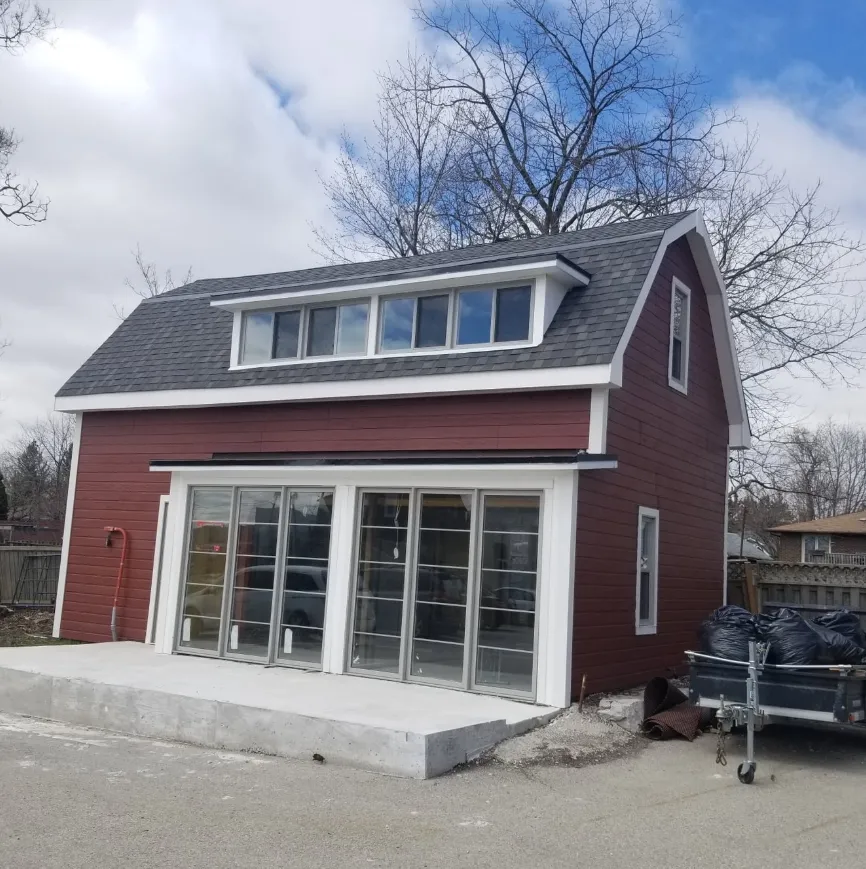 A finished local build, inspected and handed over