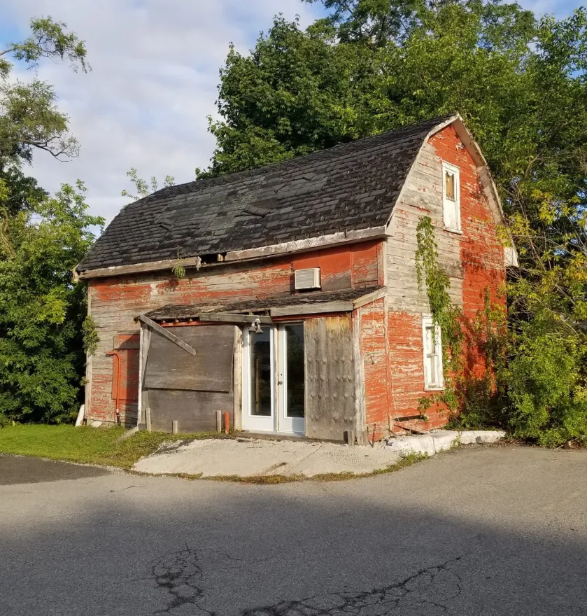 A property in its original state, ready for measurement