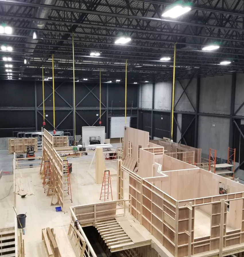Commercial fit-out, finished interior