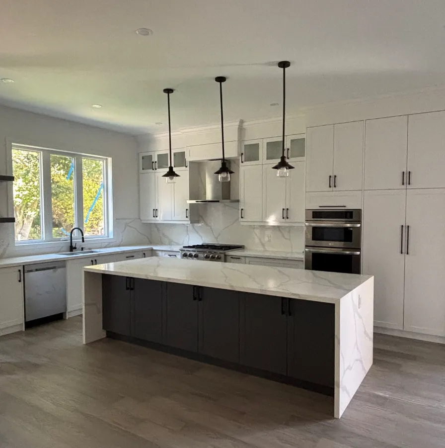 A finished kitchen with clean, documented detailing