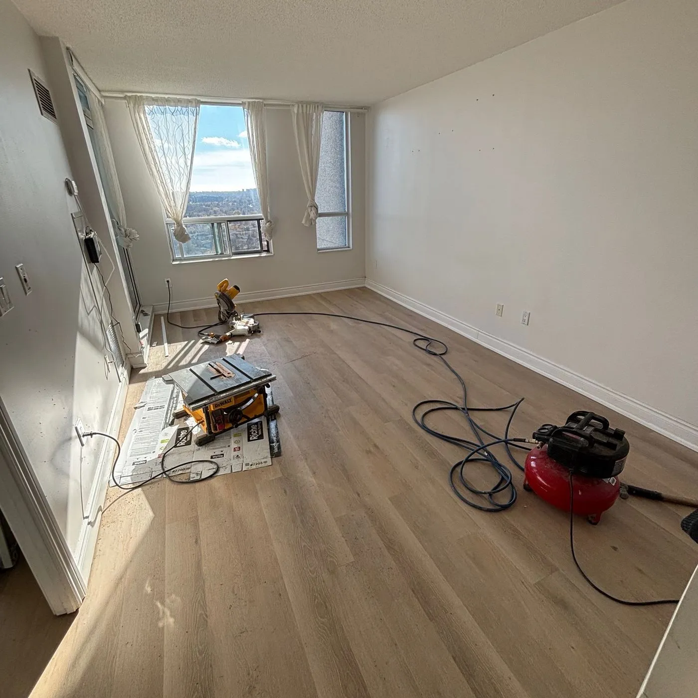 Floor project by Zeybek Construction in Ontario