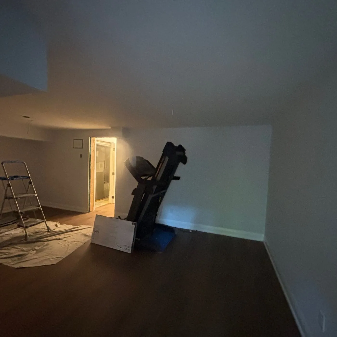 An interior renovation underway by Zeybek Construction in Ontario