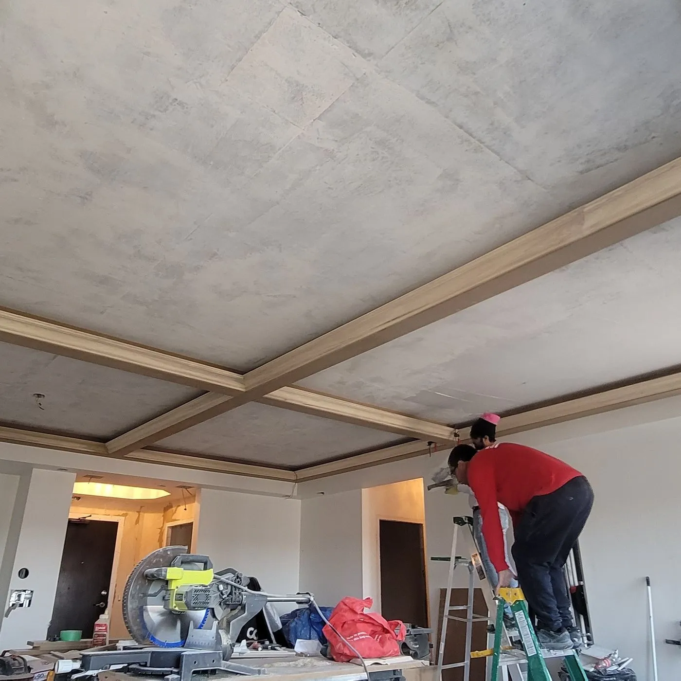A finished home renovation by Zeybek Construction in Ontario