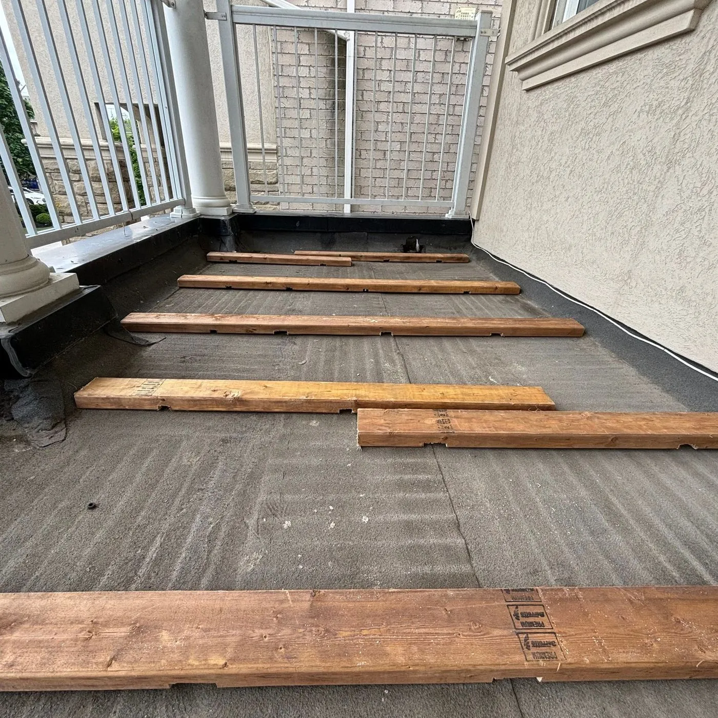 Outdoor space project by Zeybek Construction in Ontario